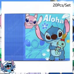 Disney Lilo and Stitch Birthday Party Decoration Disposable Tableware Candy Bag Tablecloth Paper Cup Plate Napkin Supplies Kit