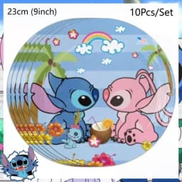 Disney Lilo and Stitch Birthday Party Decoration Disposable Tableware Candy Bag Tablecloth Paper Cup Plate Napkin Supplies Kit
