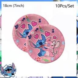 Disney Lilo and Stitch Birthday Party Decoration Disposable Tableware Candy Bag Tablecloth Paper Cup Plate Napkin Supplies Kit