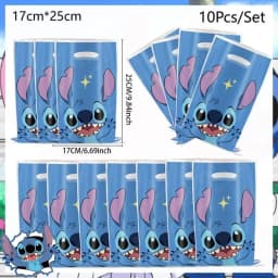 Disney Lilo and Stitch Birthday Party Decoration Disposable Tableware Candy Bag Tablecloth Paper Cup Plate Napkin Supplies Kit