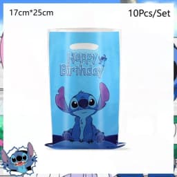 Disney Lilo and Stitch Birthday Party Decoration Disposable Tableware Candy Bag Tablecloth Paper Cup Plate Napkin Supplies Kit