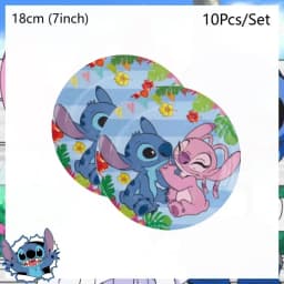 Disney Lilo and Stitch Birthday Party Decoration Disposable Tableware Candy Bag Tablecloth Paper Cup Plate Napkin Supplies Kit