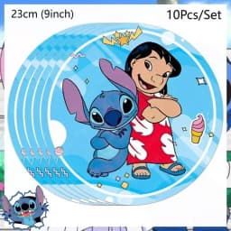 Disney Lilo and Stitch Birthday Party Decoration Disposable Tableware Candy Bag Tablecloth Paper Cup Plate Napkin Supplies Kit