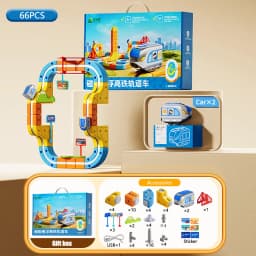 Kids Magnetic Track Car Toy Children Electric Anti-gravity Train Railway Model Magic Race Cars Toys for Boys 3 Years Birthday