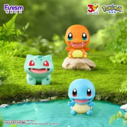 New Original Funism Pokémon First Partner Blind Box 30th Anniversary Series Blind Box Anime Character Model Collection Gift Toy