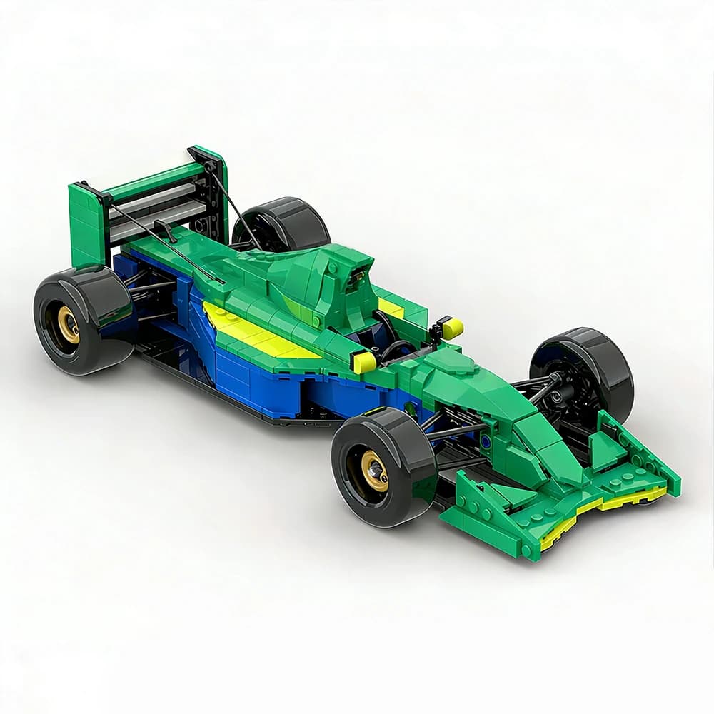 New MOC Speed Racing Series Logo 191 Model Building Blocks DIY Modular Sports Car Assembly Children's Toy Boy Birthday Gift