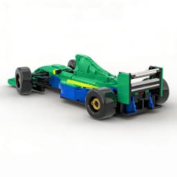 New MOC Speed Racing Series Logo 191 Model Building Blocks DIY Modular Sports Car Assembly Children's Toy Boy Birthday Gift