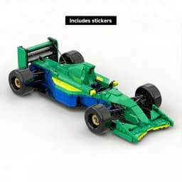New MOC Speed Racing Series Logo 191 Model Building Blocks DIY Modular Sports Car Assembly Children's Toy Boy Birthday Gift