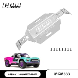 GPM Stainless Steel Chassis Skid KIT ARA320815 ARRMA 1/16 Mojave Grom ARA2104