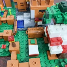The Cave Village Special Edition Building Blocks With Steve Action Figures Compatible My World Set Toy