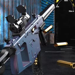 Soft Bullet Toy Gun Manual Single Shot Shell Throwing Victor Short Sword Long Range Firing Submachine Gun for Boys