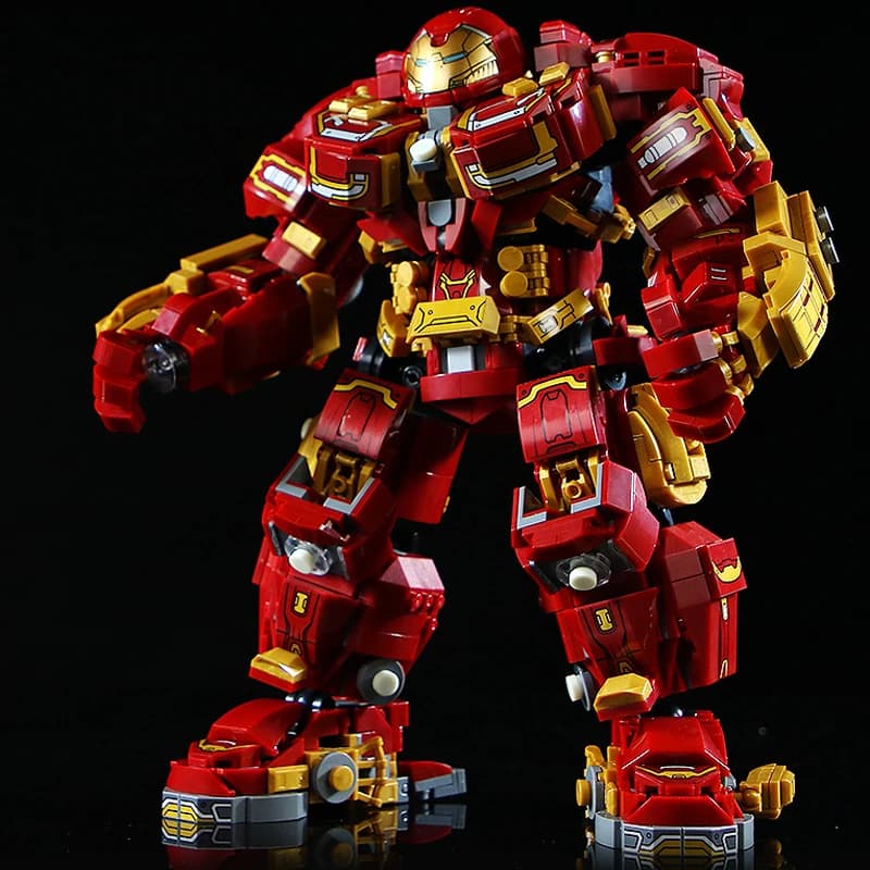 Superheroes MOC Building Blocks Sets Iron Mecha Hulkbuster Robot Bricks Model Creative Collectible Toys Holiday Gifts 2000+pcs