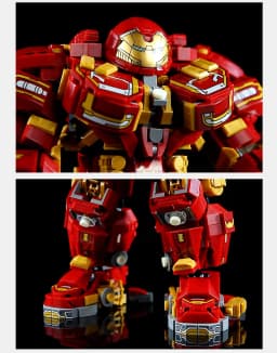 Superheroes MOC Building Blocks Sets Iron Mecha Hulkbuster Robot Bricks Model Creative Collectible Toys Holiday Gifts 2000+pcs