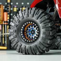INJORA 153g Super Heavy Brass & Aluminum Deep Dish 1.9" Beadlock Wheel Rim for 1/10 RC Crawler SCX10 TRX4 VS4-10 Gen8 (W1957)