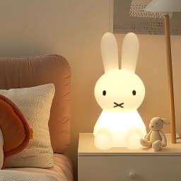 Miffy Kawaii Colorful Remote-controlled Bedroom Ambient Light Cartoon 28CM Night Light Cute Gift Toy