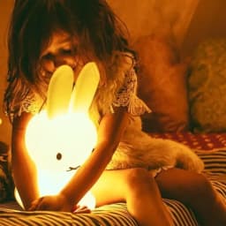 Miffy Kawaii Colorful Remote-controlled Bedroom Ambient Light Cartoon 28CM Night Light Cute Gift Toy