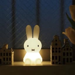 Miffy Kawaii Colorful Remote-controlled Bedroom Ambient Light Cartoon 28CM Night Light Cute Gift Toy