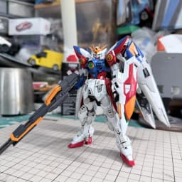 RG Wing Zero 1/144 Mech Assembly Model Kit Action Figure Puzzle Collectible Desktop Decoration Surprise Gift For Adult Collector