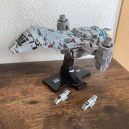 670Pcs Firefly Class Serenity Midi Scale Space War MOC SpaceShip Battle Model Building Block DIY Education Model Toy Gift