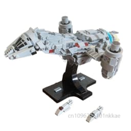 670Pcs Firefly Class Serenity Midi Scale Space War MOC SpaceShip Battle Model Building Block DIY Education Model Toy Gift