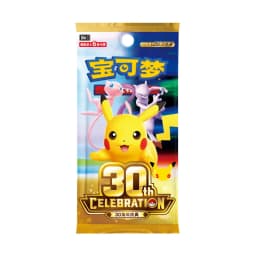 New Ptcg Pre Sale Original 30th Celebration Pkm Trading Game Card Illustration Figure Collection Blind Box Model Surprise Gifts