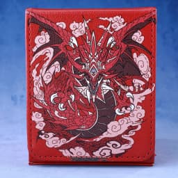 Gacha 100+Load Trading Card Deck Box With 2 Dividers PU Leather Magnetic Closure Game Card Storage Box For YuGiOh TCG Sport Card