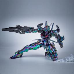 New Fm Laser Iridescent Aerial Assembly Model Kit Laser Cool Action Figures Desktop Ornament Boy Surprise Gift Collectible Toys