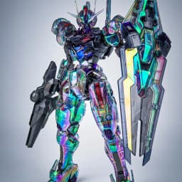 New Fm Laser Iridescent Aerial Assembly Model Kit Laser Cool Action Figures Desktop Ornament Boy Surprise Gift Collectible Toys
