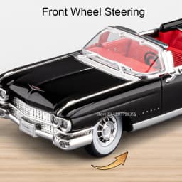 1:24 Eldorado EVO Miniature Toy Sports Car Models Alloy Diecast Sound Light Doors Opened Pull Back Sports Cars for Boys Gifts