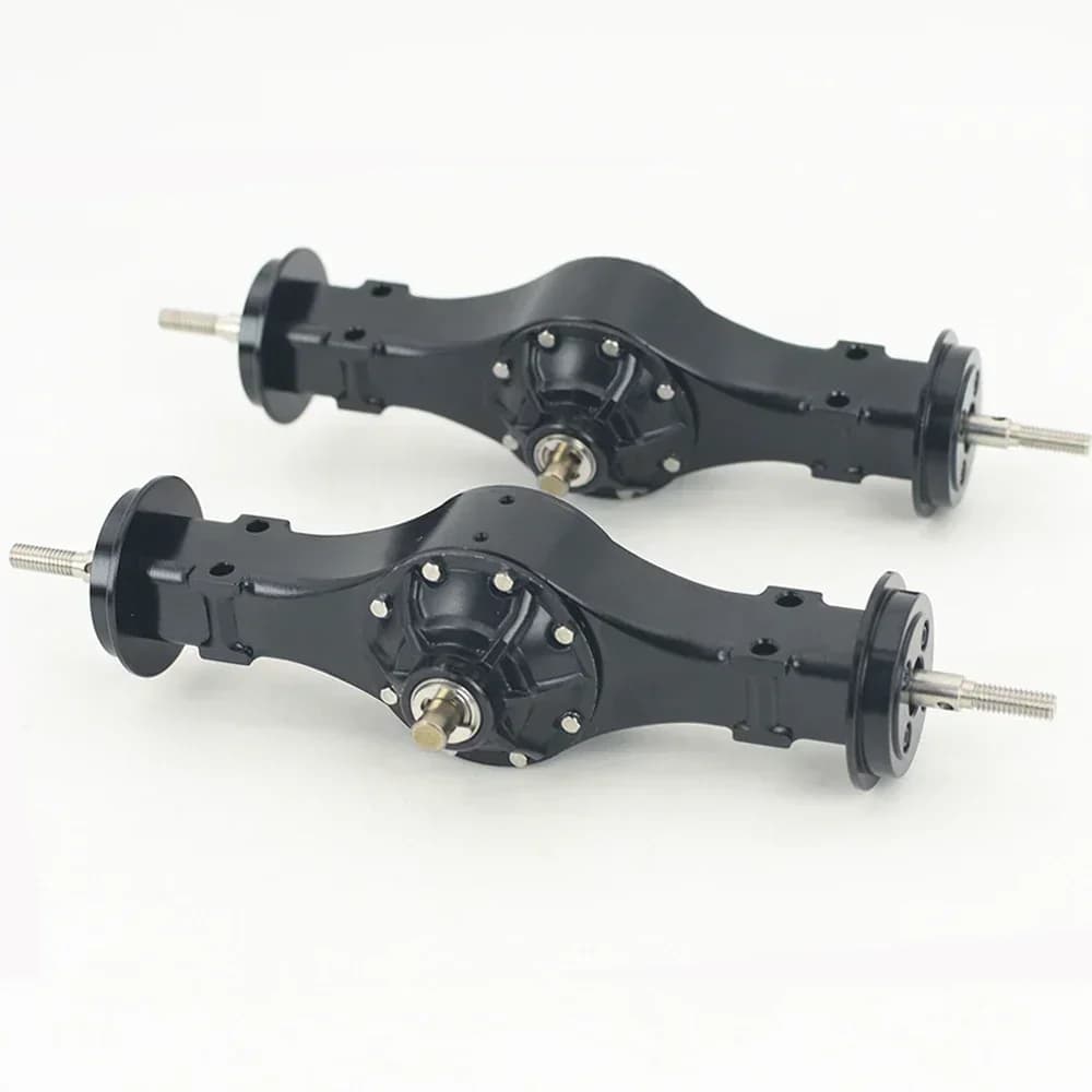 1 Set Simulation Metal Rear Axle for 1/14 Tamiya RC Truck Car For scania 770S For volvo FH16 For man Diy Parts Toys