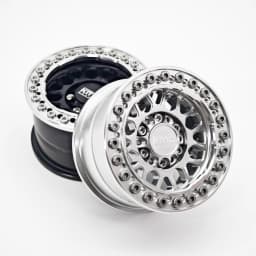 KMC 1.9 Inch Beadlock Aluminum Alloy Wheel Hub for 1/10 RCSCX10 TRX4 D90 MK07 Crawler Car Upgrade Parts
