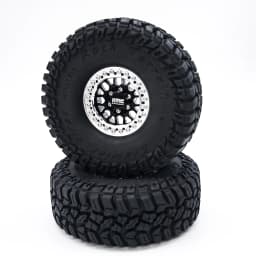 KMC 1.9 Inch Beadlock Aluminum Alloy Wheel Hub for 1/10 RCSCX10 TRX4 D90 MK07 Crawler Car Upgrade Parts