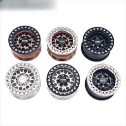 KMC 1.9 Inch Beadlock Aluminum Alloy Wheel Hub for 1/10 RCSCX10 TRX4 D90 MK07 Crawler Car Upgrade Parts