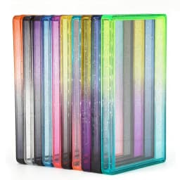 10 X Graded Card Case FIT for GBS/CGC/ACE/TAG Slab Case Soft TPU Frame + High Definition PC for Trading Card Stackable