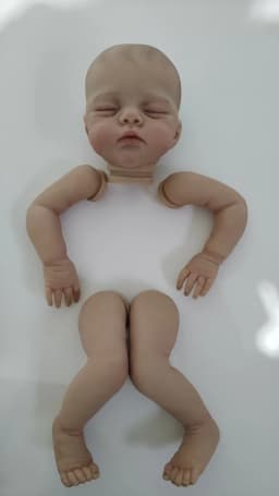 NPK 19inch New Arrival Already PaintedTwins Kit Lily and Irys Soft Touch Hand Painted with Veins Cloth body included