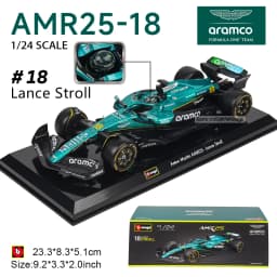 Bburago 1:24 2022~2025 Mercedes W15 44# Hamilton 63# Russell F1 series various styles Red Bull Ferrari McLaren Alloy car model