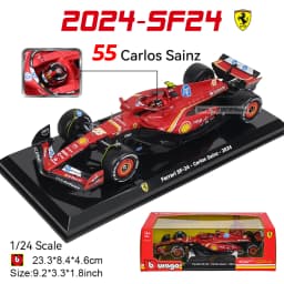 Bburago 1:24 2022~2025 Mercedes W15 44# Hamilton 63# Russell F1 series various styles Red Bull Ferrari McLaren Alloy car model