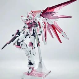 Mg Cherry Blossom Freedom 2.0 Magic Change 1/100 With Cherry Blossom Water Stickers Model Action Figures Toys Collectibles Gifts