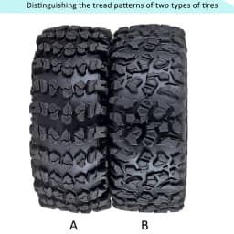 Aluminum Alloy 1.3 Inch Beadlock Wheel Rim Tire For 1/18 Traxxas Trx4m Trx4-m 1/24 Fms24 Axial Scx24 Rc Crawler Car Tire