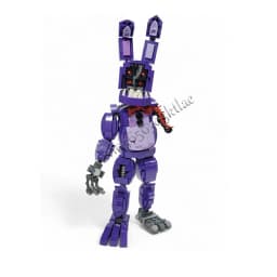 464 PCS Withered Bonnie Five Nights MOC Creative street view Model Custom Puzzles DIY Education Assembly Model Birthday Toy Gift