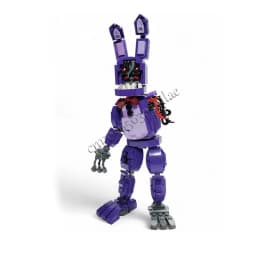464 PCS Withered Bonnie Five Nights MOC Creative street view Model Custom Puzzles DIY Education Assembly Model Birthday Toy Gift