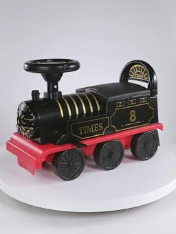 Electric Train Kids Riding Toy Ailway Can Carry Train Rail Car Train Cabin Classical Model Baby Walker Stroller Toys Child Gifts