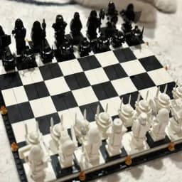 876pcs Chess series, creative chessboard building block toys, educational toys, gifts for friends