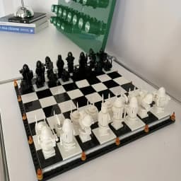 876pcs Chess series, creative chessboard building block toys, educational toys, gifts for friends