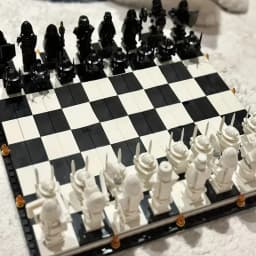 876pcs Chess series, creative chessboard building block toys, educational toys, gifts for friends