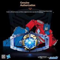 Transformers G1 Matrix Of Leadership Bluetooth Speaker 1:1 Skyreach Pillar Helmet Genuine Glow Anime Fiugre Collectible Toys
