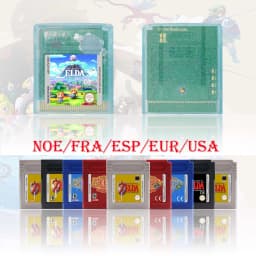USA/EUR/NOE/ESP Version Legend Of Zelda Awakening/Seasons/Ages GBC Video Game Cartridge High Quality With Battery