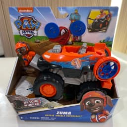 Original Paw Patrol Rescue Wheels Chase Marshall Rocky Roxi Skye Boomer Zuma Rubble Vehicle Toy with Collectible Action Figure