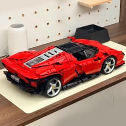3778PCS MOC Technical 1:8 Red SP3 Supercar Building Blocks Set Model Collectible Display Assembly Toy Birthday Gifts