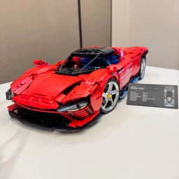 3778PCS MOC Technical 1:8 Red SP3 Supercar Building Blocks Set Model Collectible Display Assembly Toy Birthday Gifts